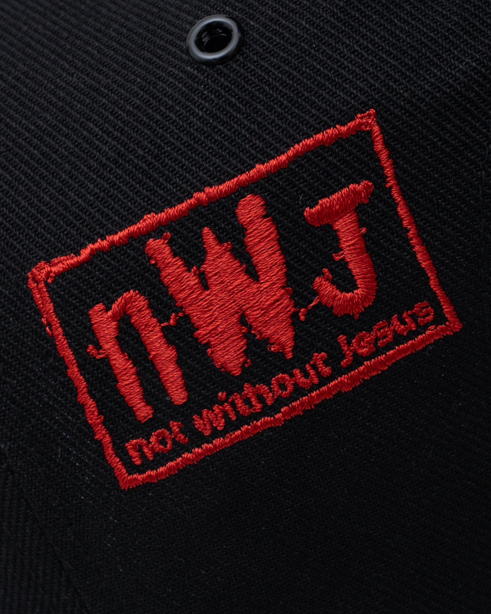 All Over Embroidered Snapback