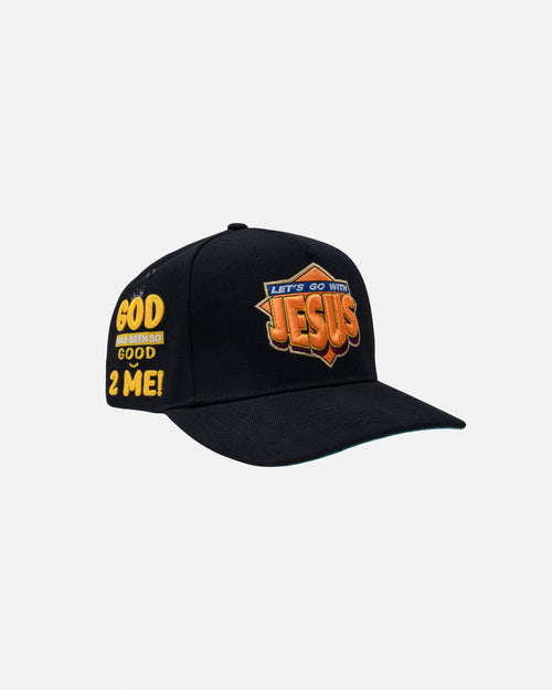 All Over Embroidered Snapback