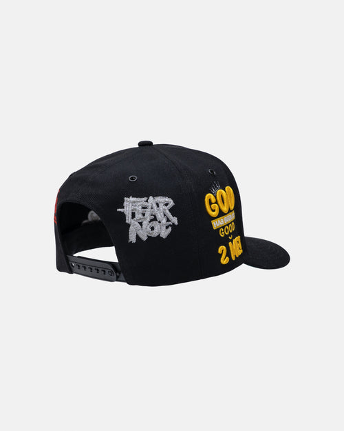 All Over Embroidered Snapback
